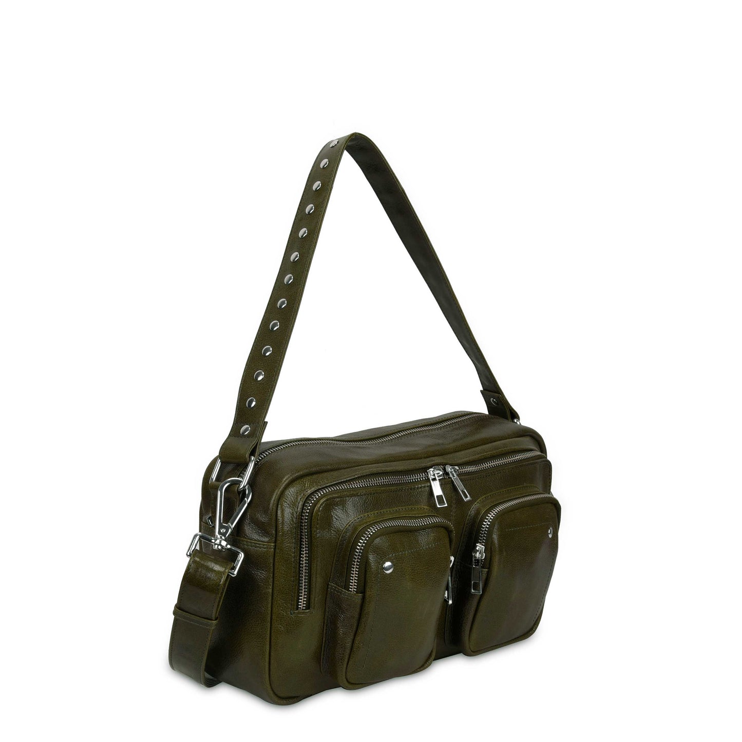 Núnoo Alimakka Village Dark Olive Crossbody Dark Olive