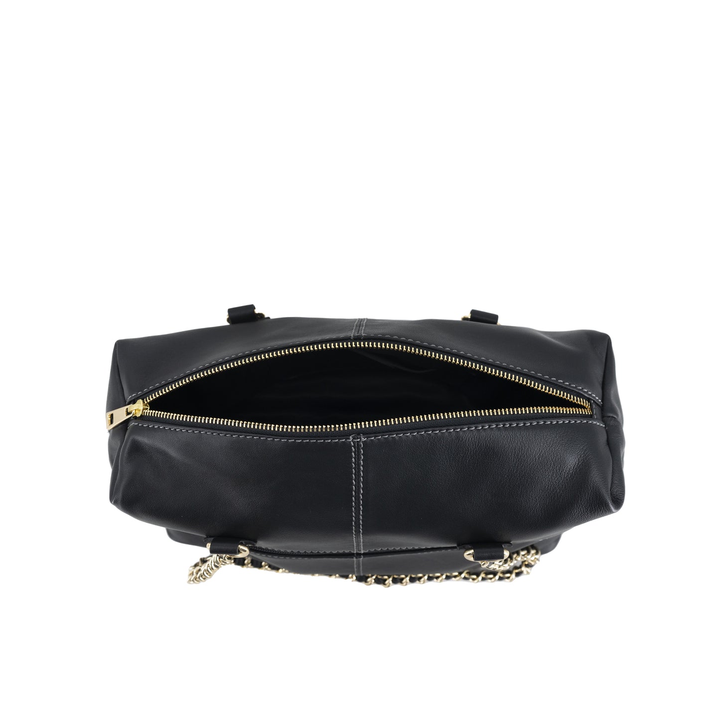 Núnoo Amara Chain Cozy Black w. Gold Shoulder bags Black