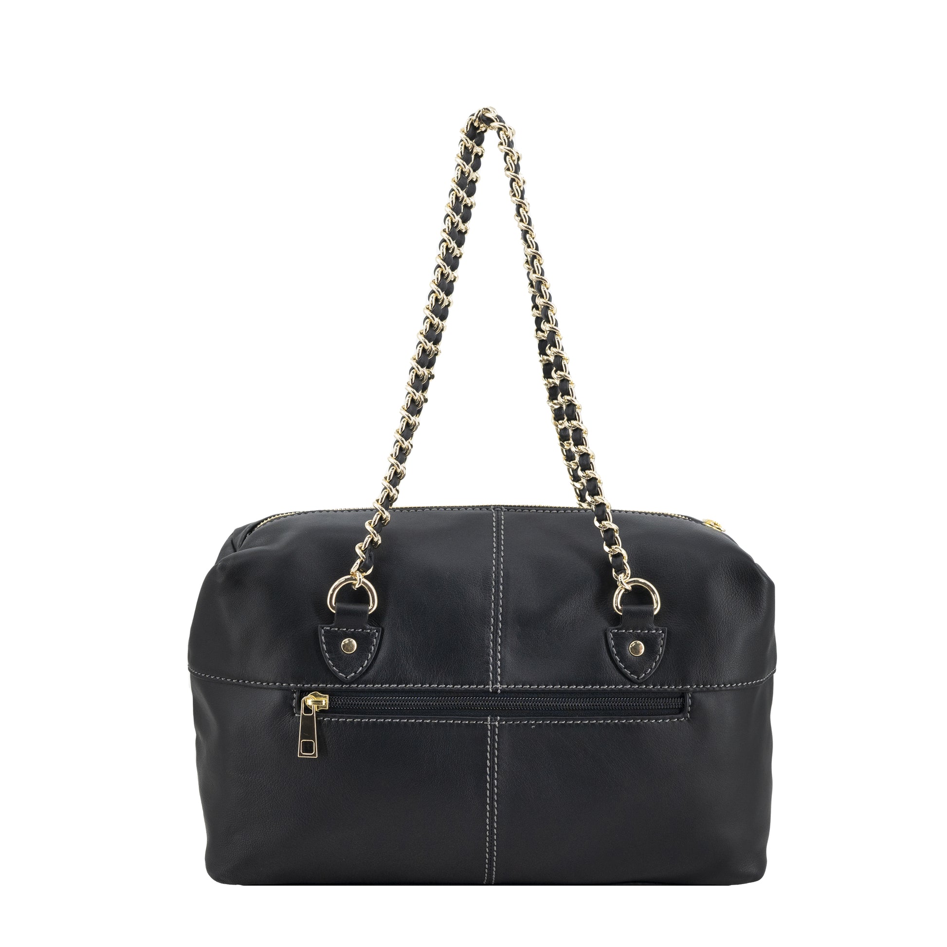 Núnoo Amara Chain Cozy Black w. Gold Shoulder bags Black