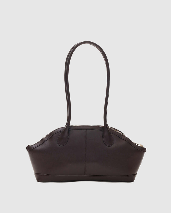 Núnoo Ayo Braided Florence Chocolate w. Gold Medium Chocolate