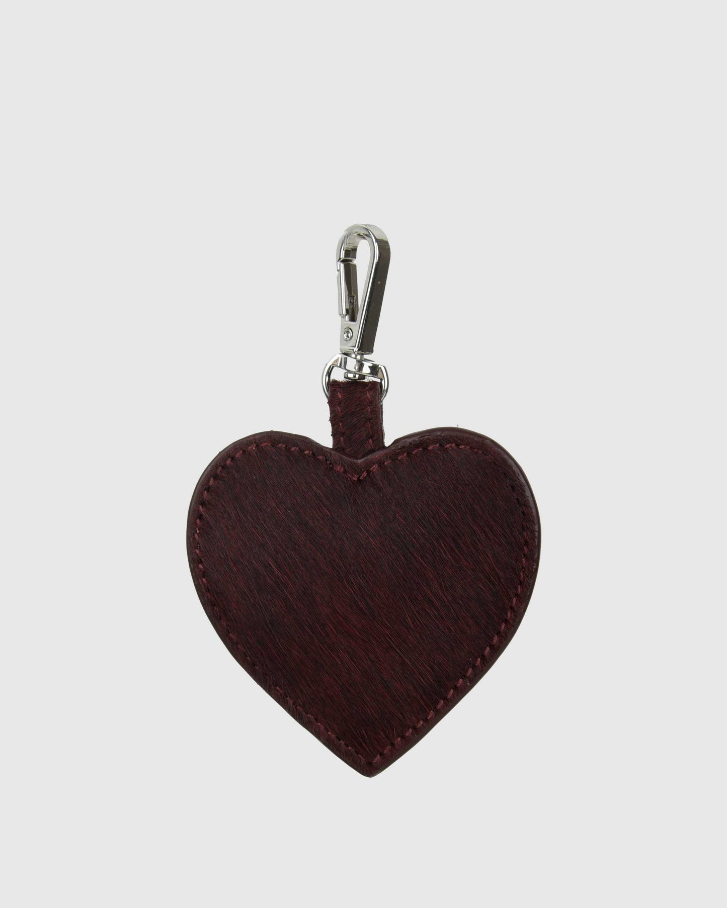 Núnoo Bagcharm Heart Deluxe Bordeaux Accessories Bordeaux