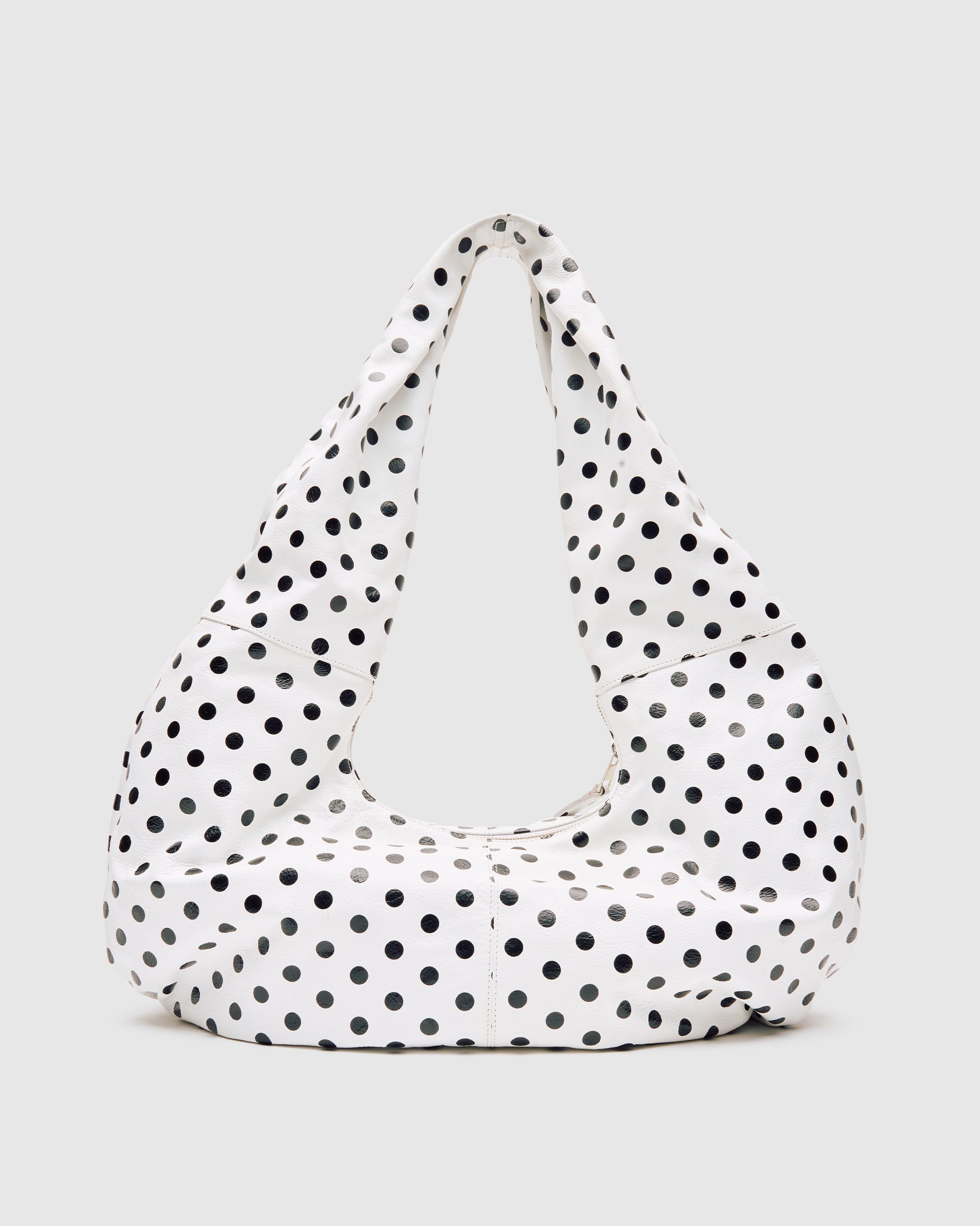 Núnoo Big Alma Draped Polka White/Black Maxi White/Black