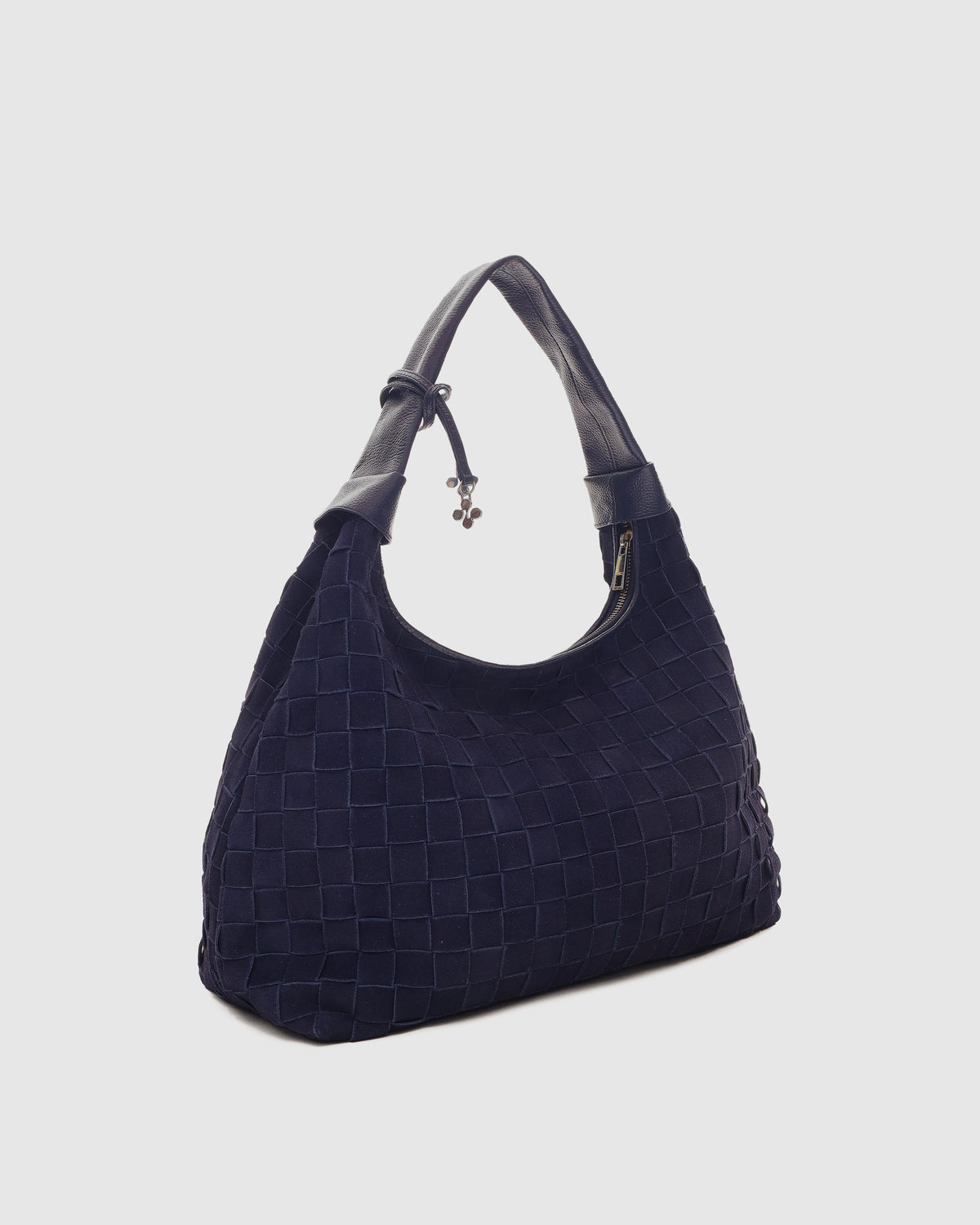 Núnoo Big Dandy Braided Suede Midnight Blue Large Midnight Blue