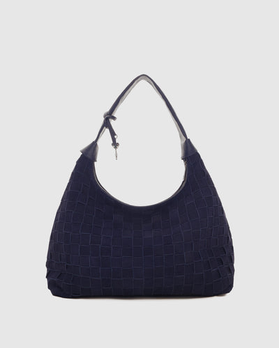 Big Dandy Braided Suede Midnight Blue