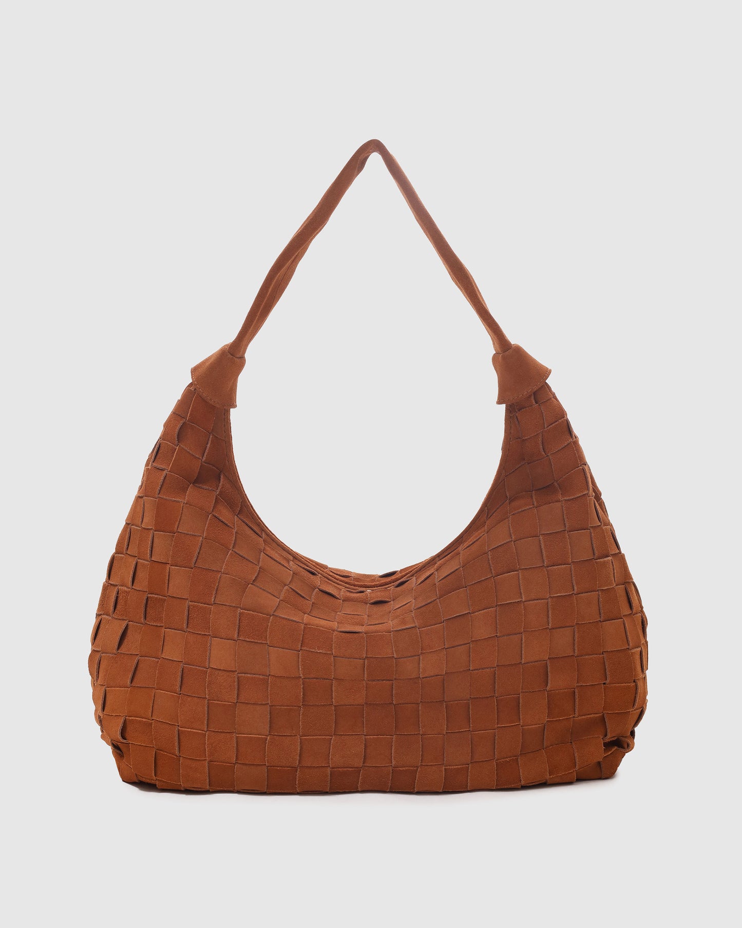 Núnoo Big Dandy Braided Suede Pecan Brown Large Pecan Brown