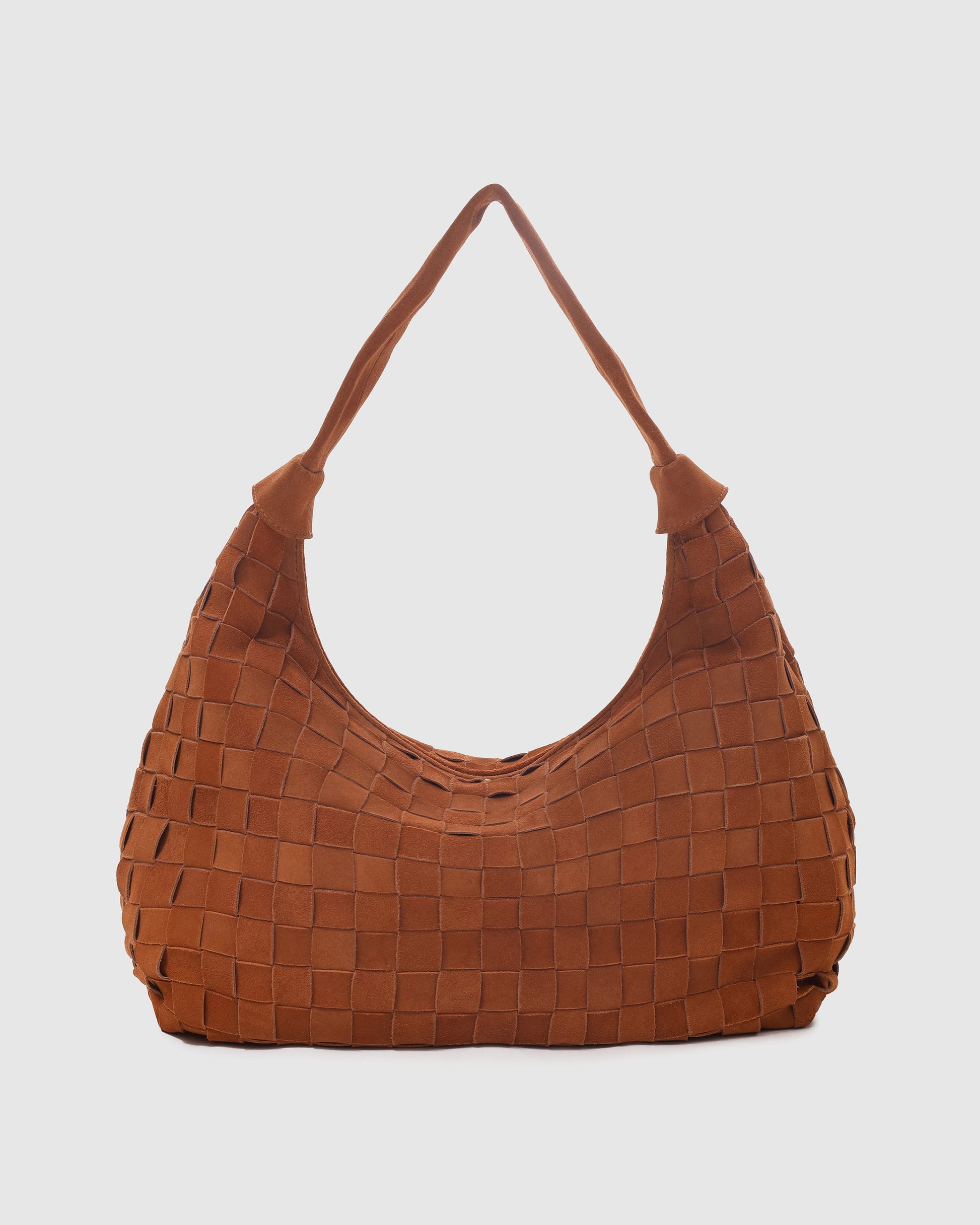 Núnoo Big Dandy Braided Suede Pecan Brown Large Pecan Brown