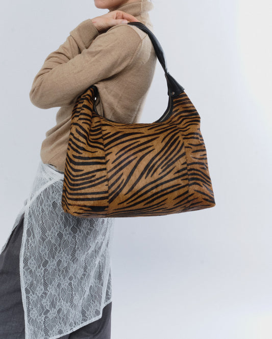 Núnoo Big Dandy Stripes Deluxe Dark Brown Large