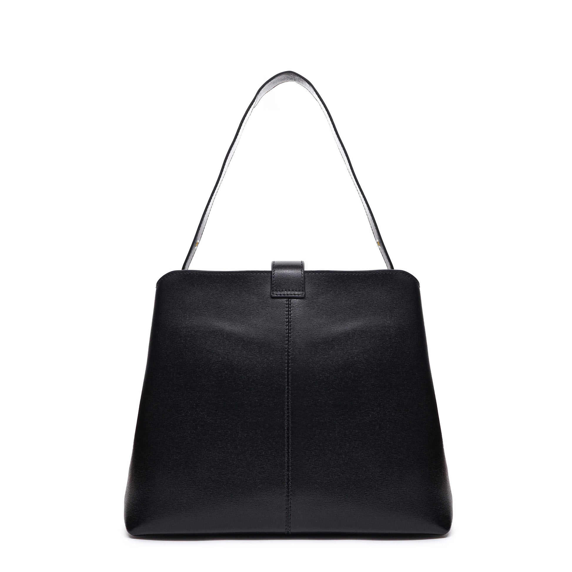Núnoo Chiara Buckle Florence Black w. Gold Shoulder bags Black