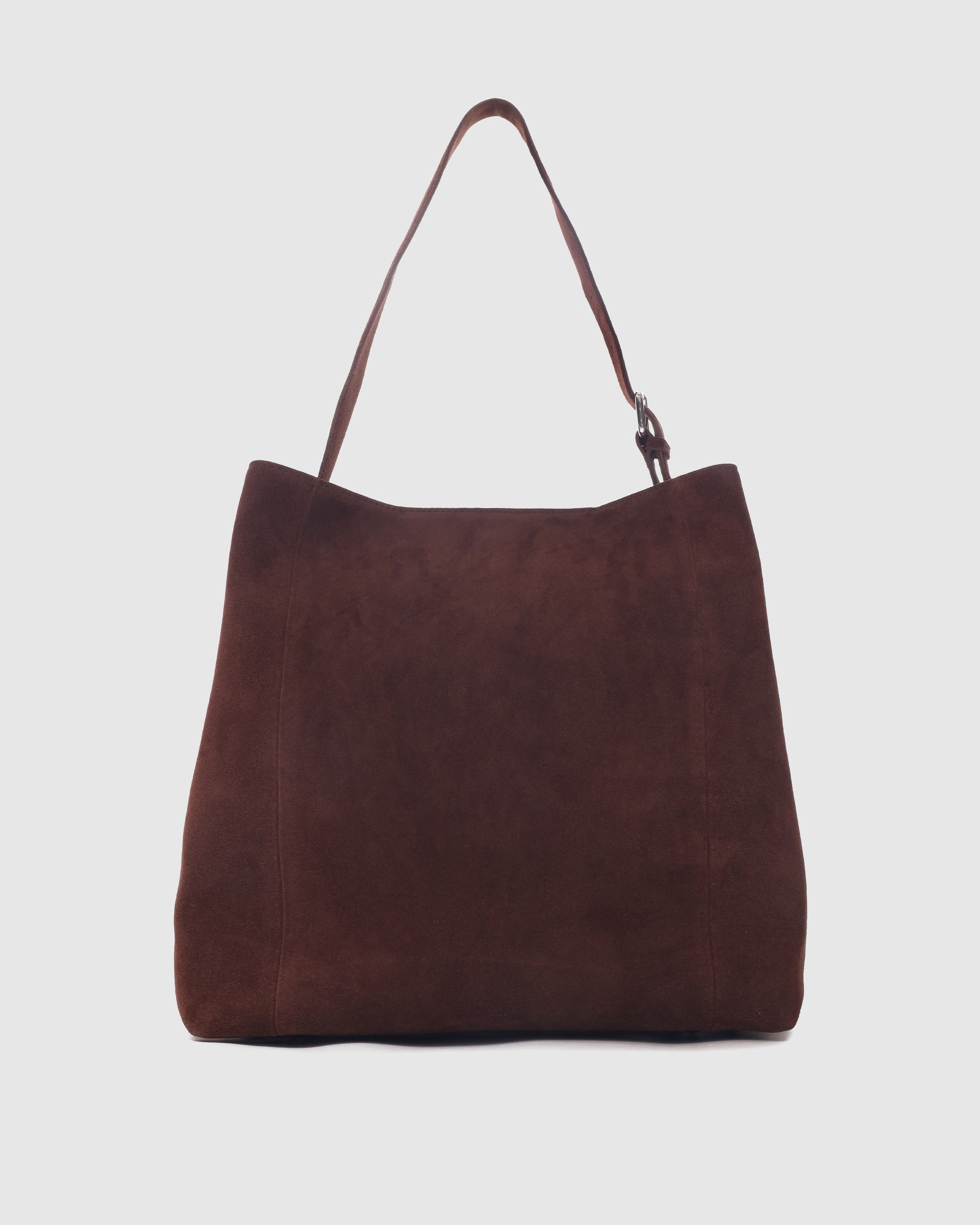 Núnoo Chiara Large Suede Cacao Large Cacao