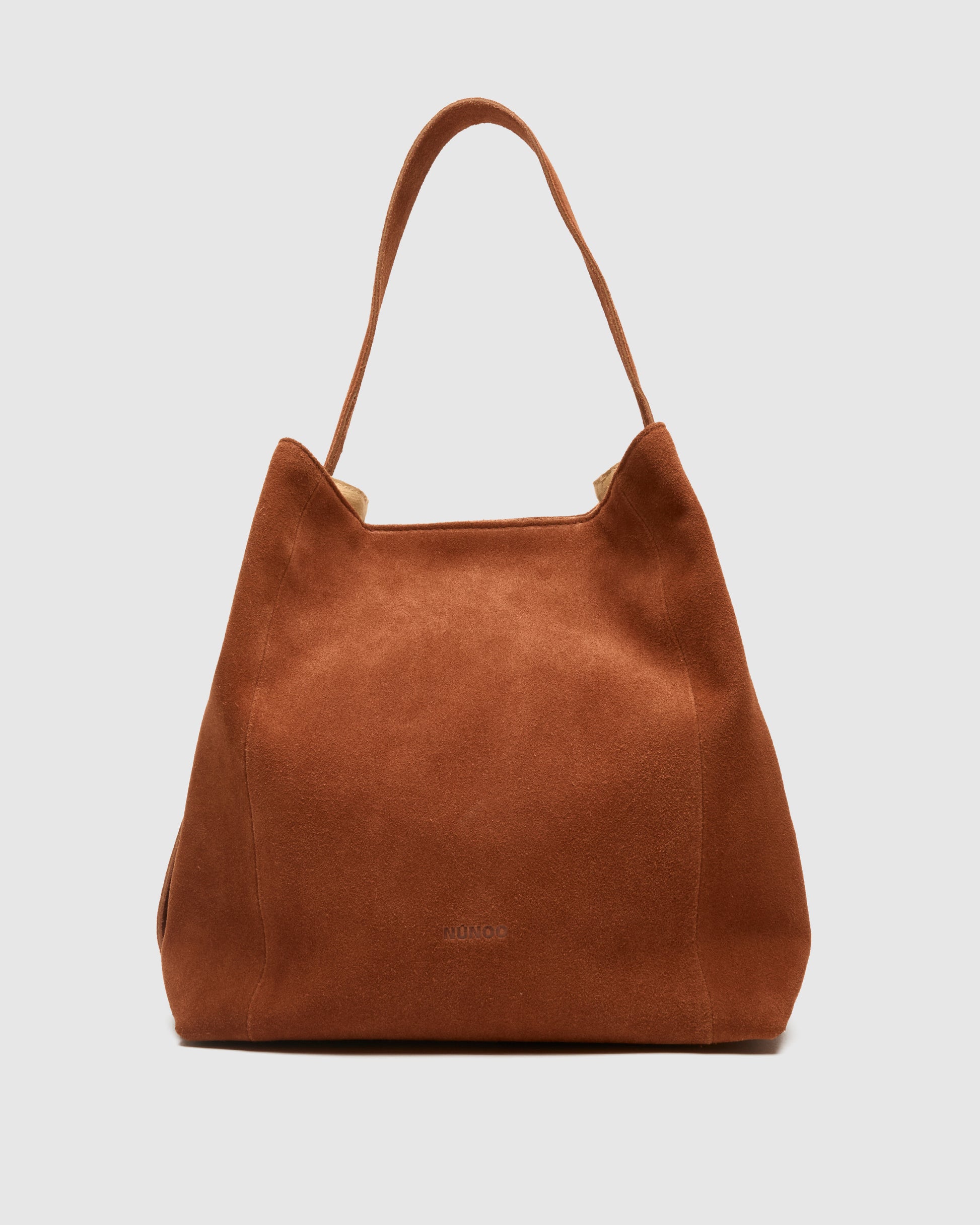 Núnoo Chiara Large Suede Redwood Large Redwood