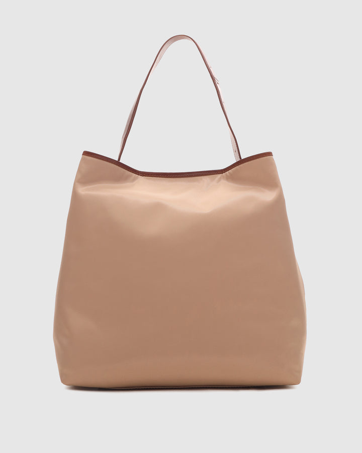 Núnoo Chiara Large Twill Sand w. Brown Large Sand w. Brown