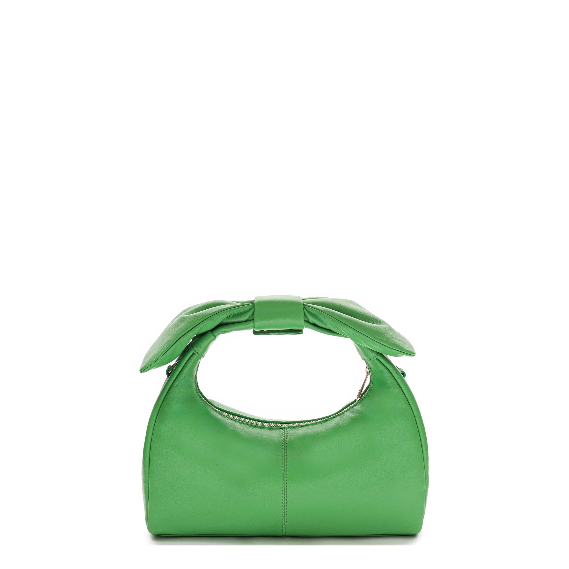 Núnoo Dandy Bow Puffed Sheep Bright Green w. Gold Small bag Bright Green