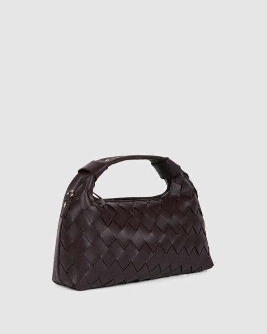 Núnoo Dandy Braided Florence Chocolate w. Gold Medium Chocolate