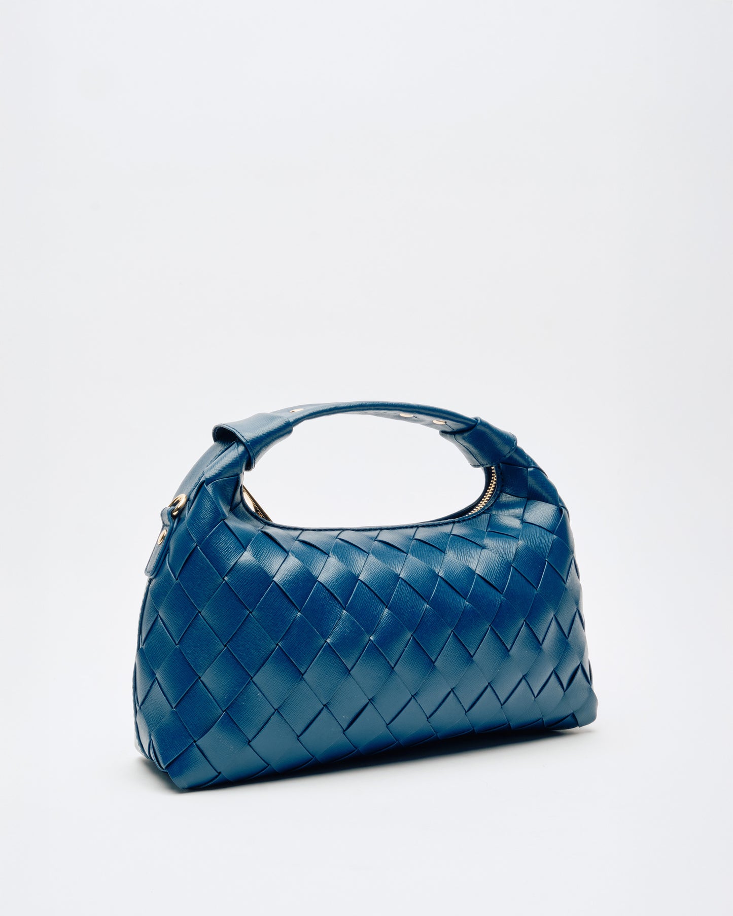 Núnoo Dandy Braided Florence Deep Blue w. Gold Medium Deep Blue