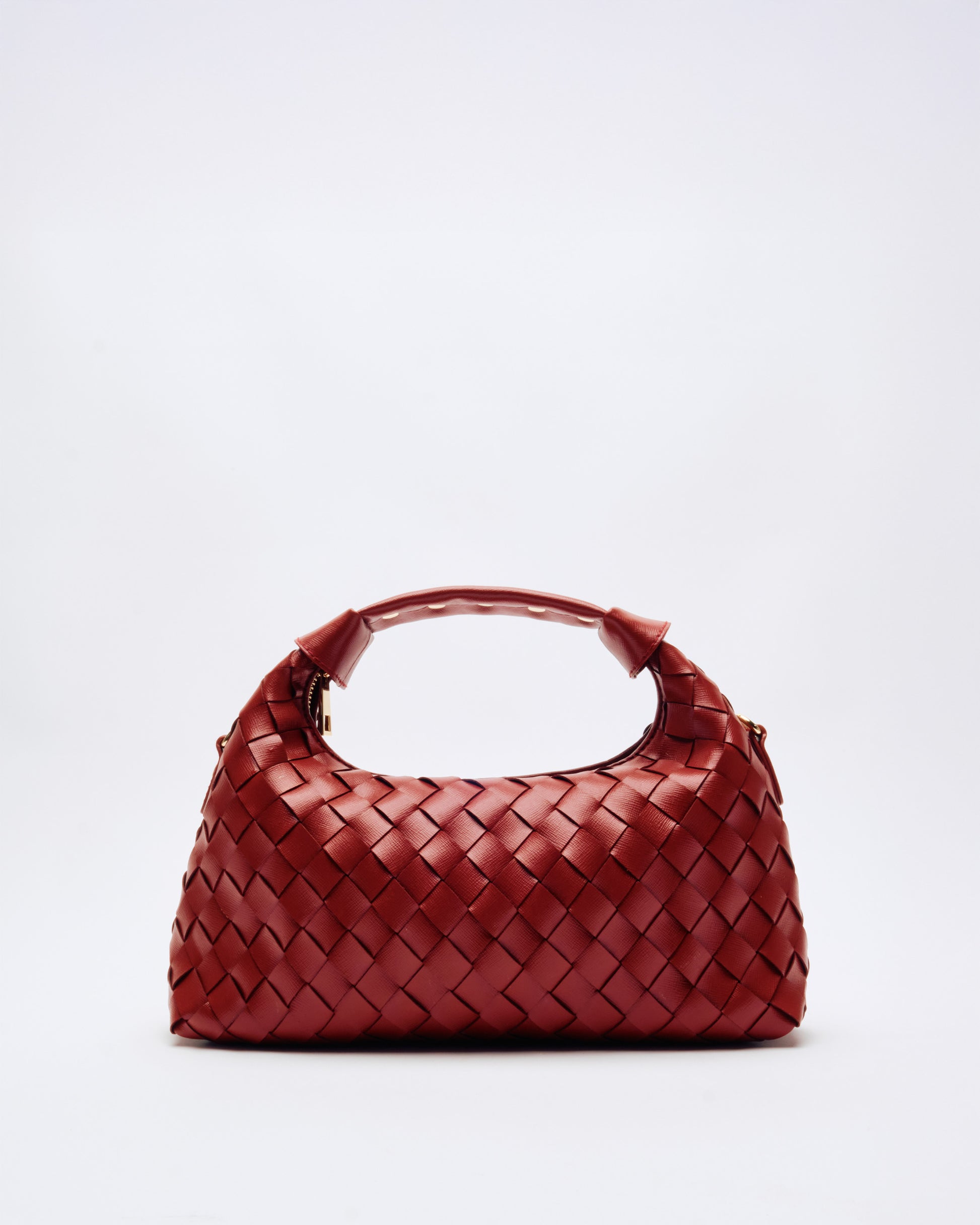 Núnoo Dandy Braided Florence Maroon w. Gold Medium Maroon