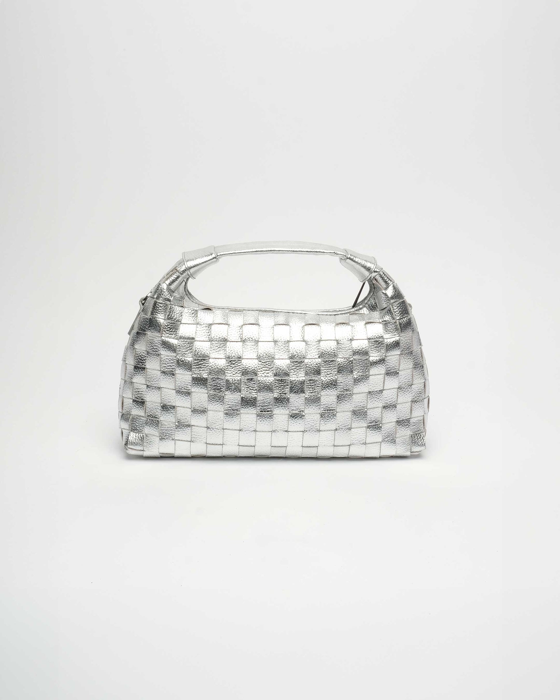 Núnoo Dandy Braided Metallic Silver Medium Silver