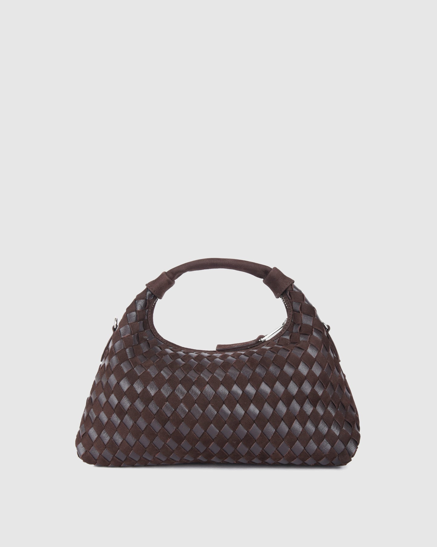 Núnoo Dandy Braided Nubuck Chocolate Medium Chocolate