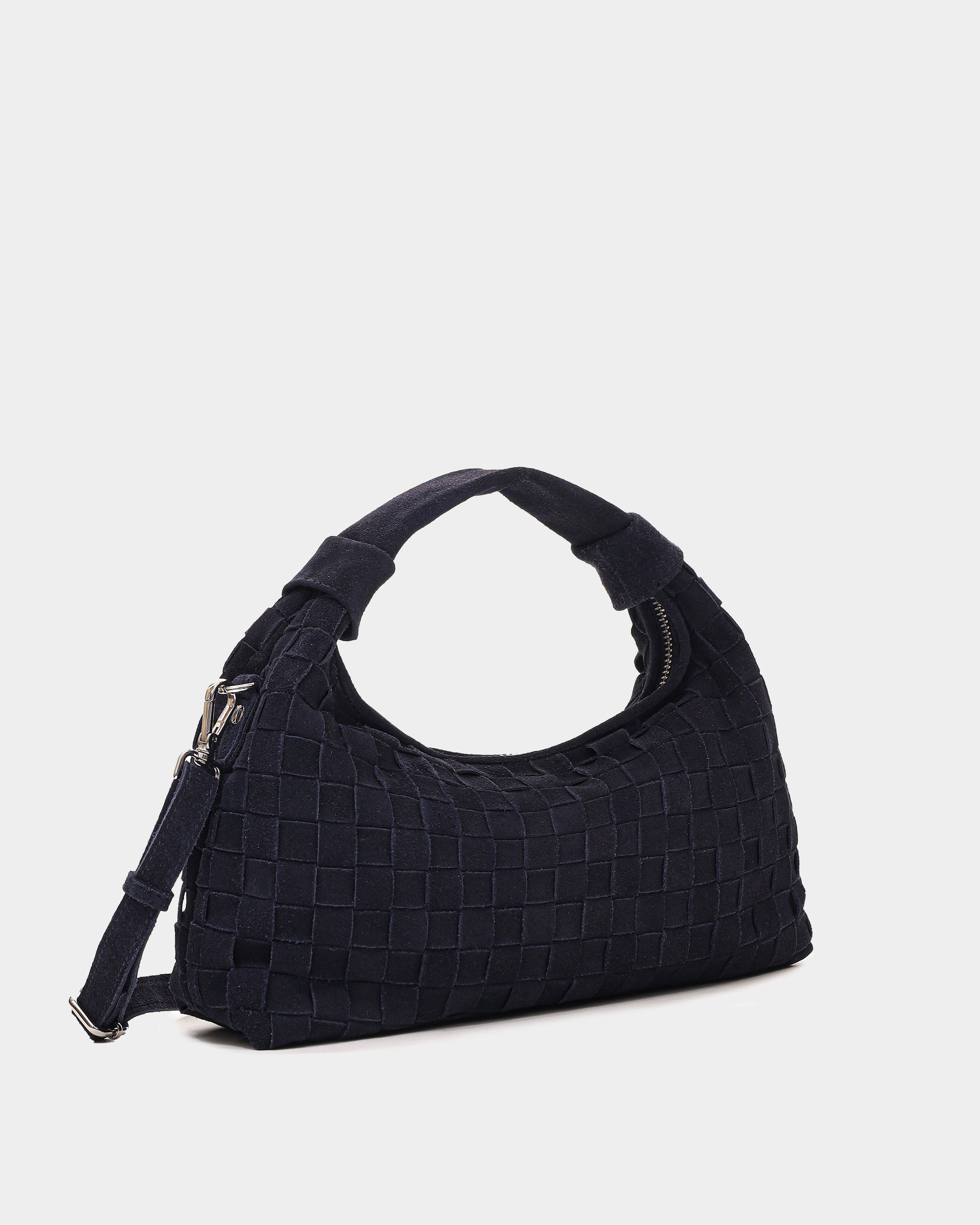 Núnoo Dandy Braided Suede Navy Medium Navy