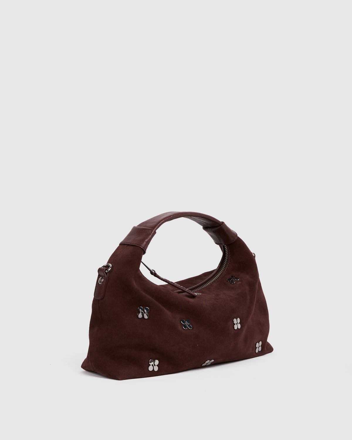 Núnoo Dandy Icon Rivet Suede Rum Medium Rum