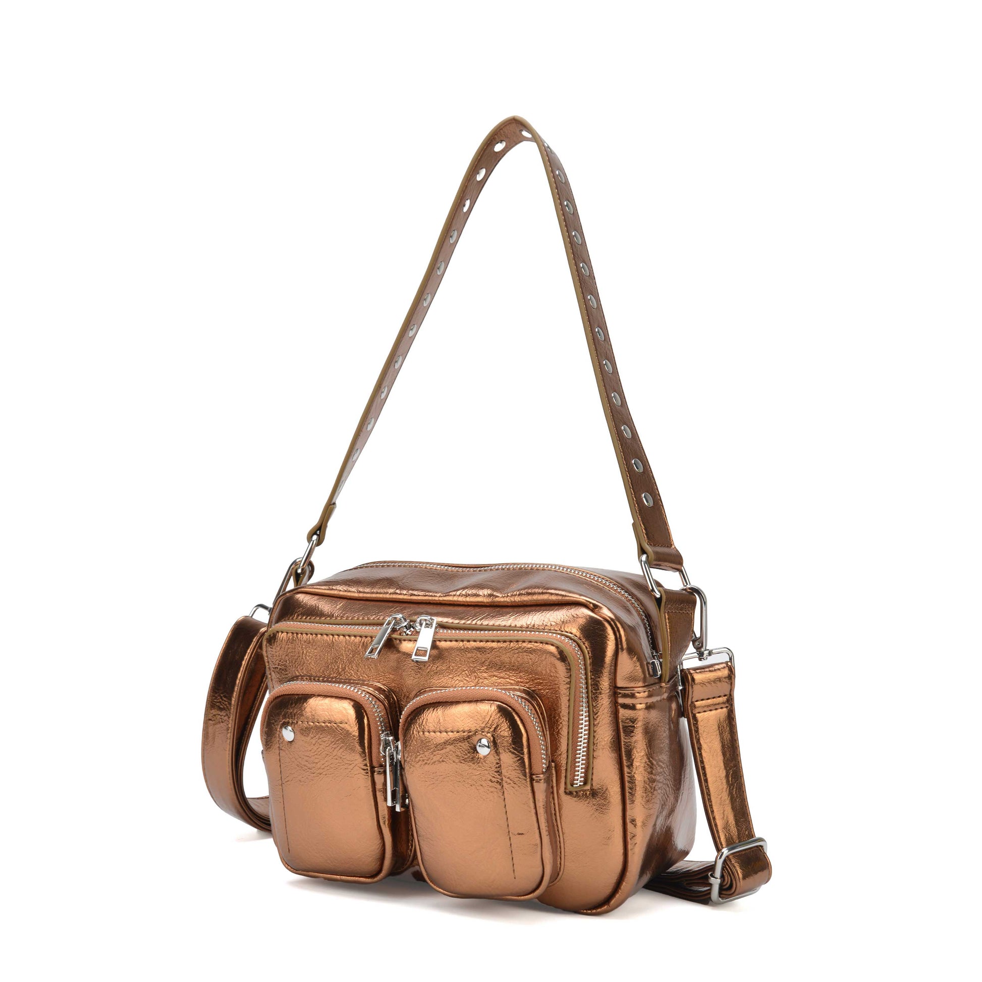 Núnoo Ellie Recycled Cool Bronze Shoulder bags Bronze