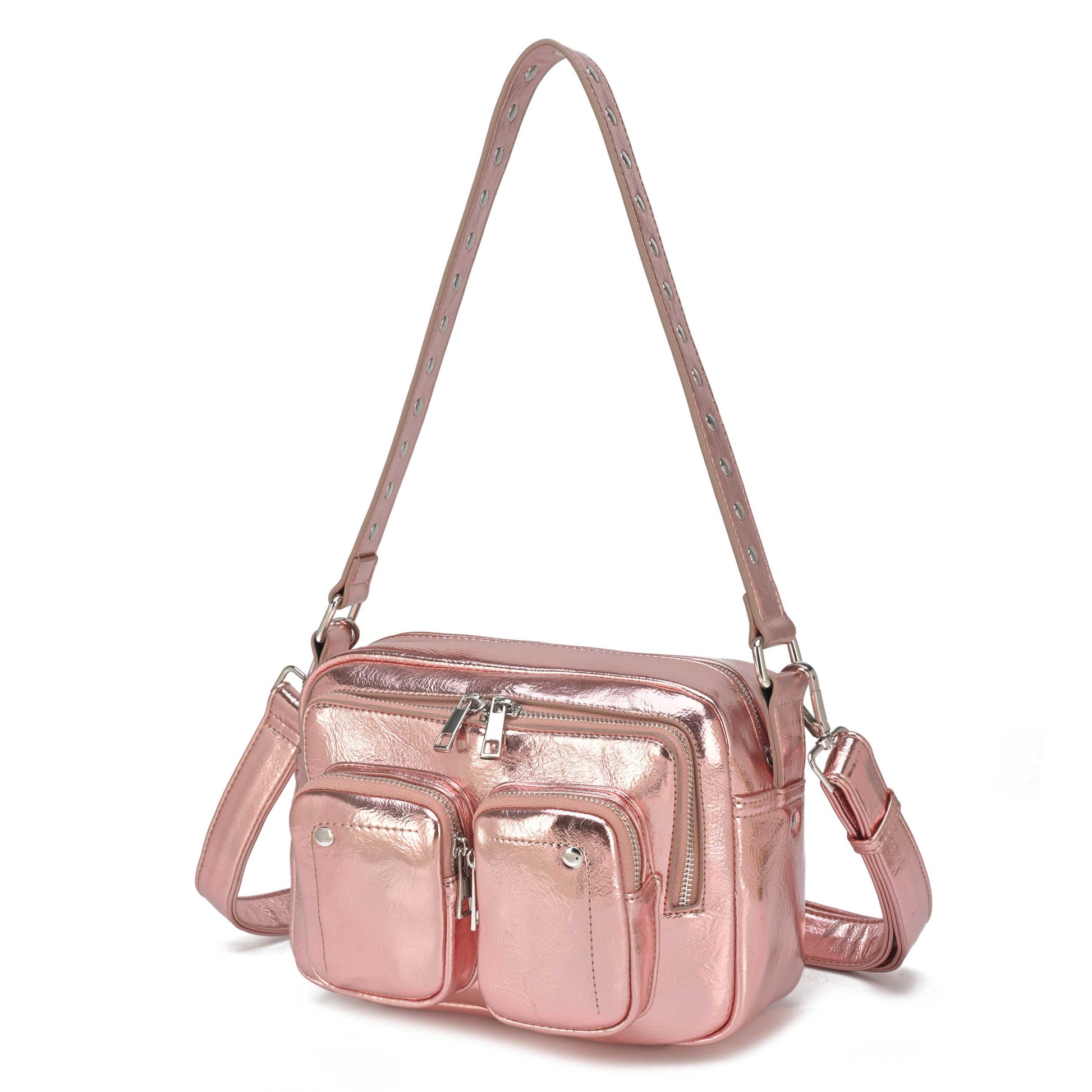 Núnoo Ellie Recycled Cool Light Pink Shoulder bags Light pink