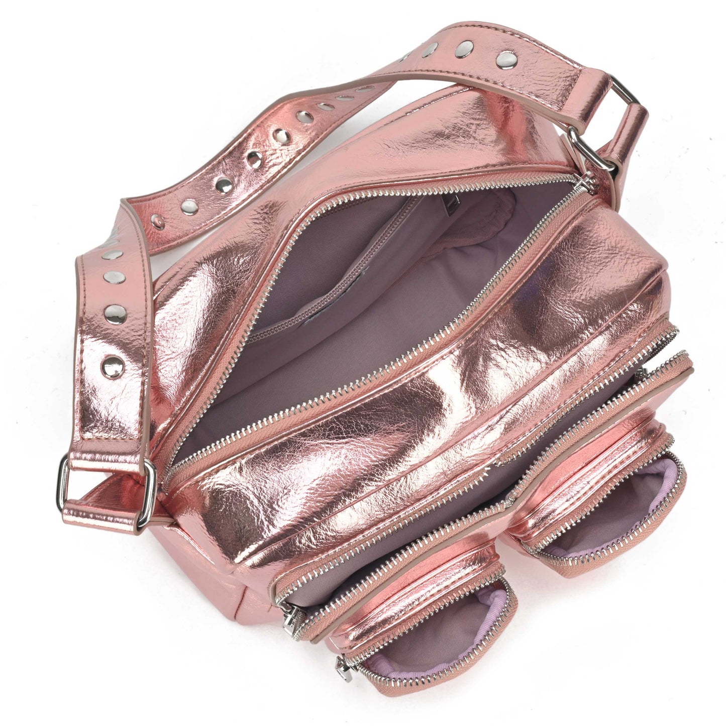 Núnoo Ellie Recycled Cool Light Pink Shoulder bags Light pink