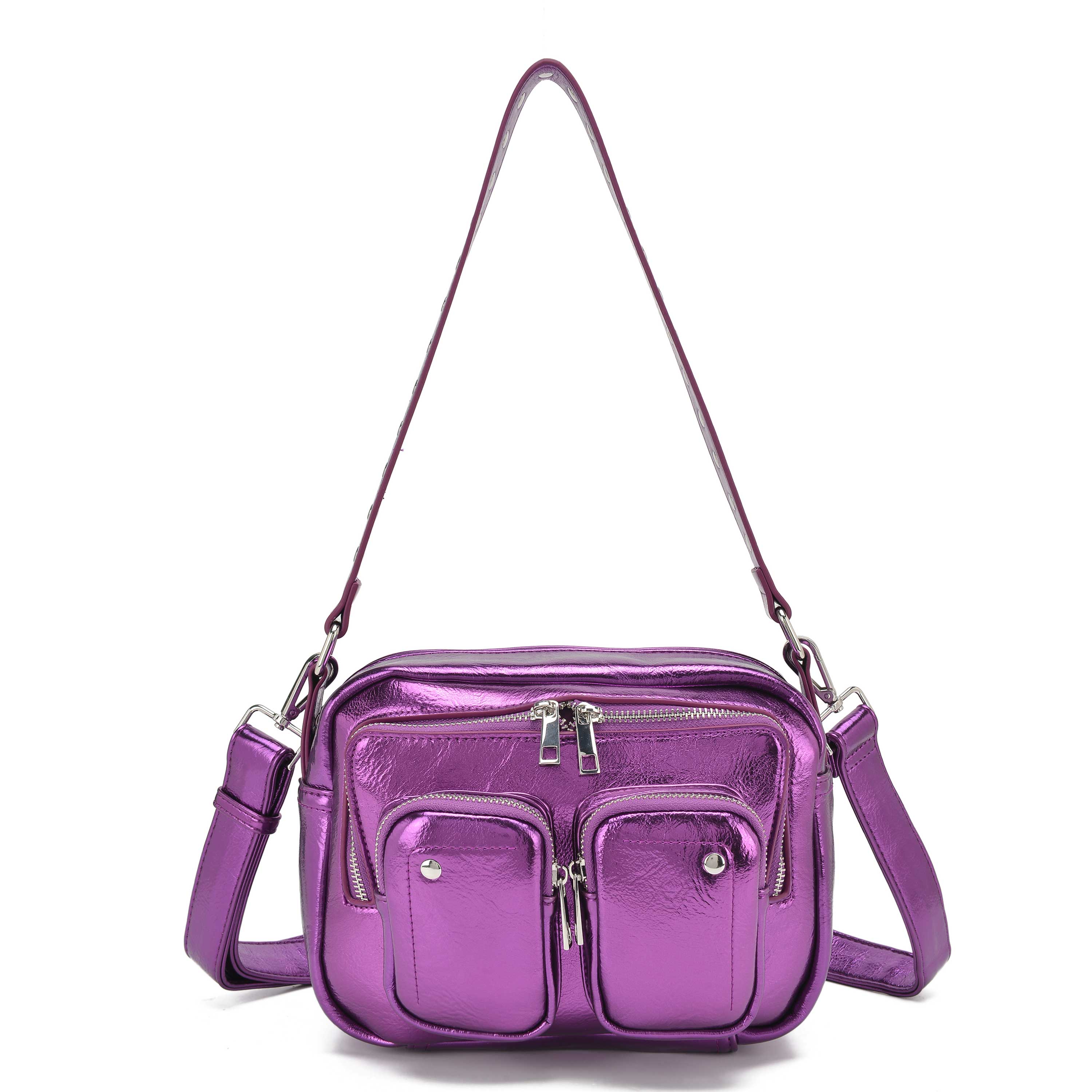 Purple cross body discount bag