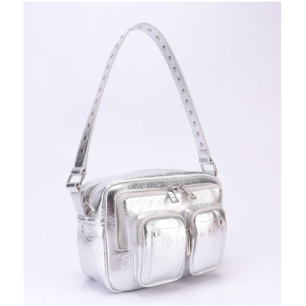 Núnoo Ellie Recycled Twinkle Silver Shoulder bags Silver