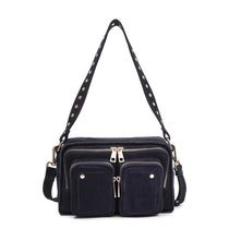 Ellie Suede Navy w. Gold