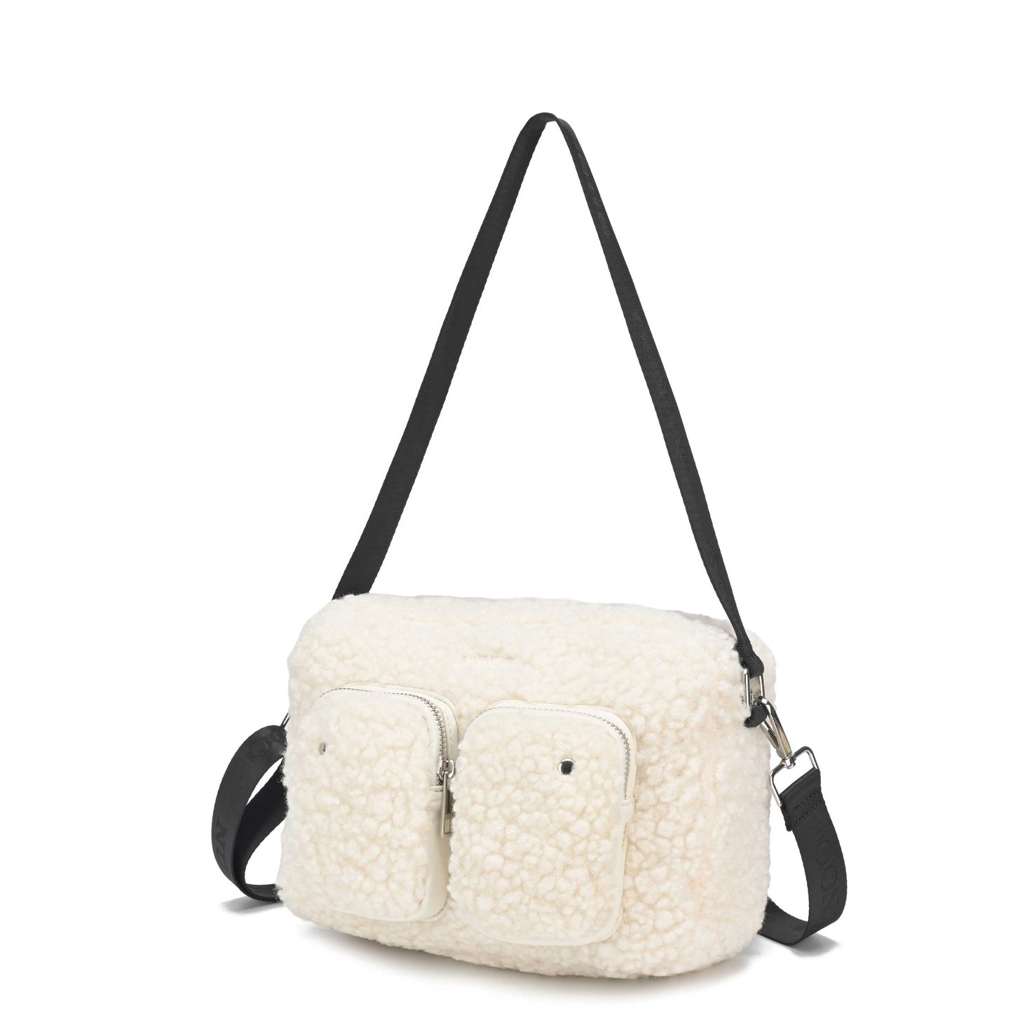 Núnoo Ellie Teddy White Shoulder bags White