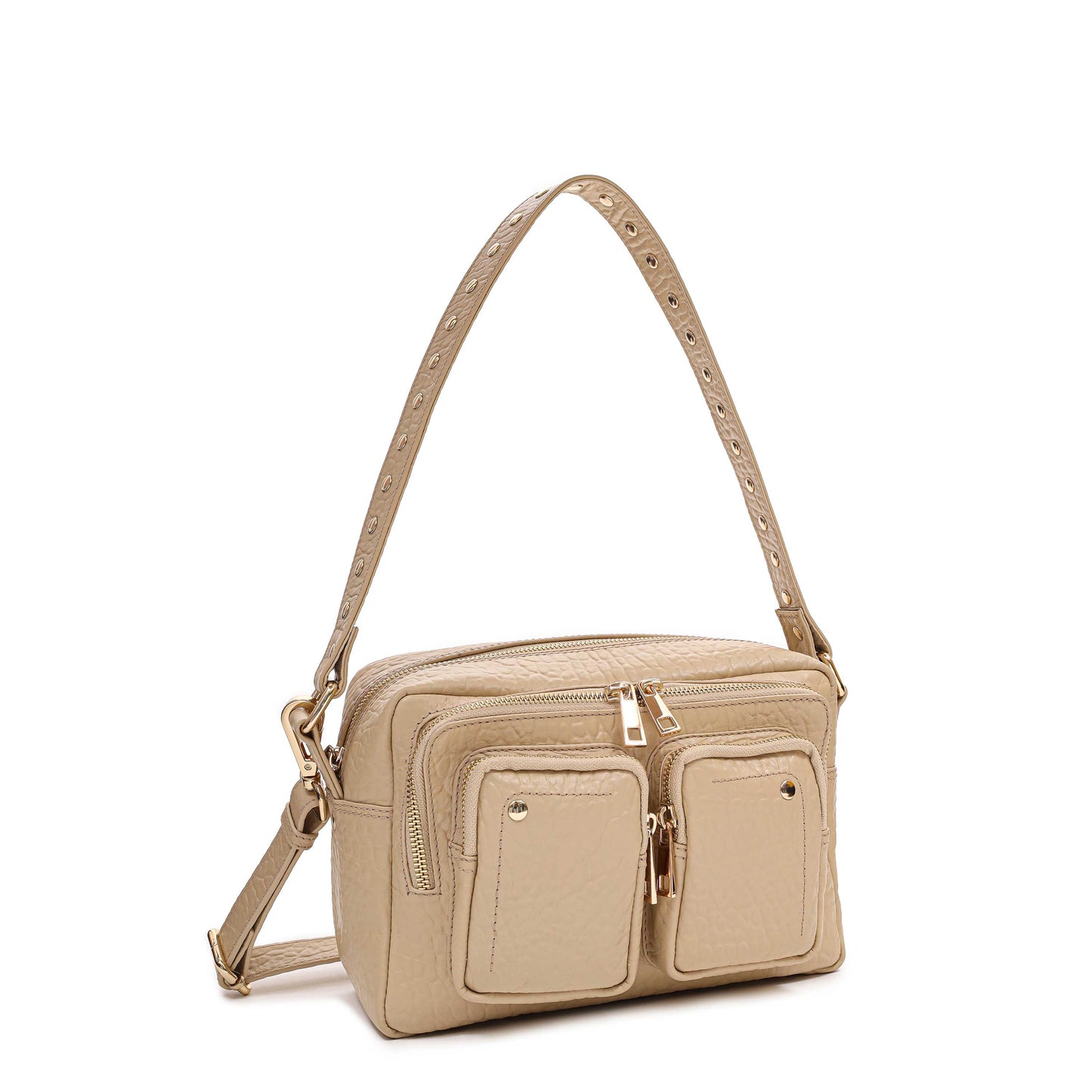 Núnoo Ellie air 3 w. gold Crossbody Latte