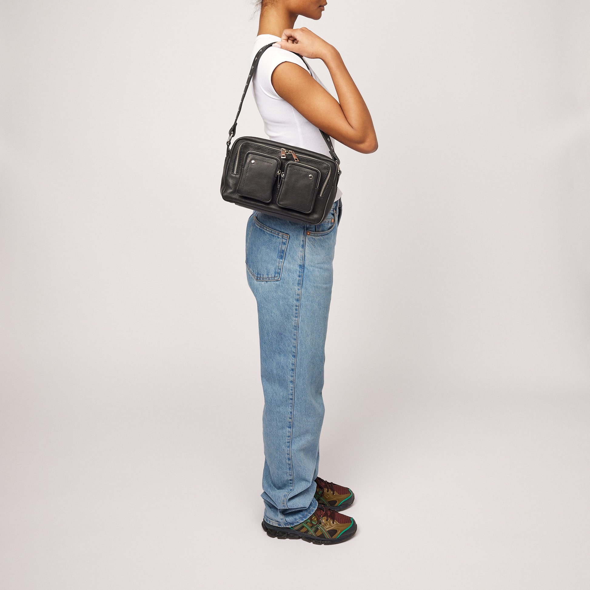 Núnoo Ellie organic leather Black Medium Black