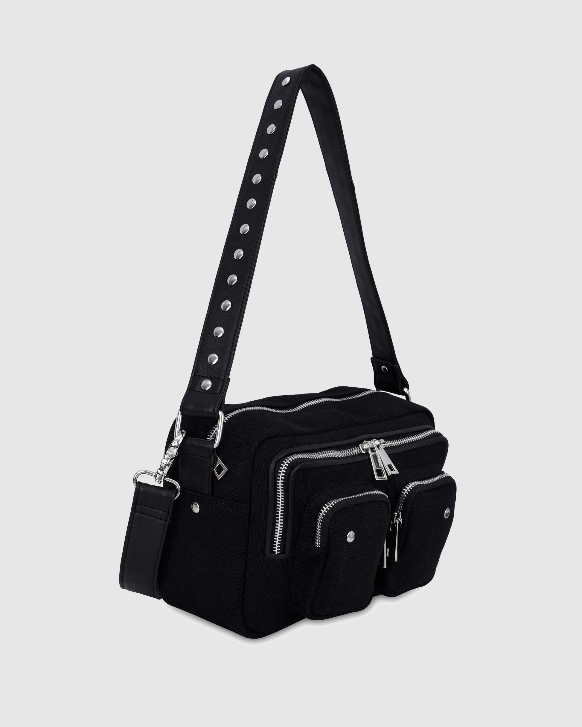 Núnoo Ellie recycled canvas black Medium