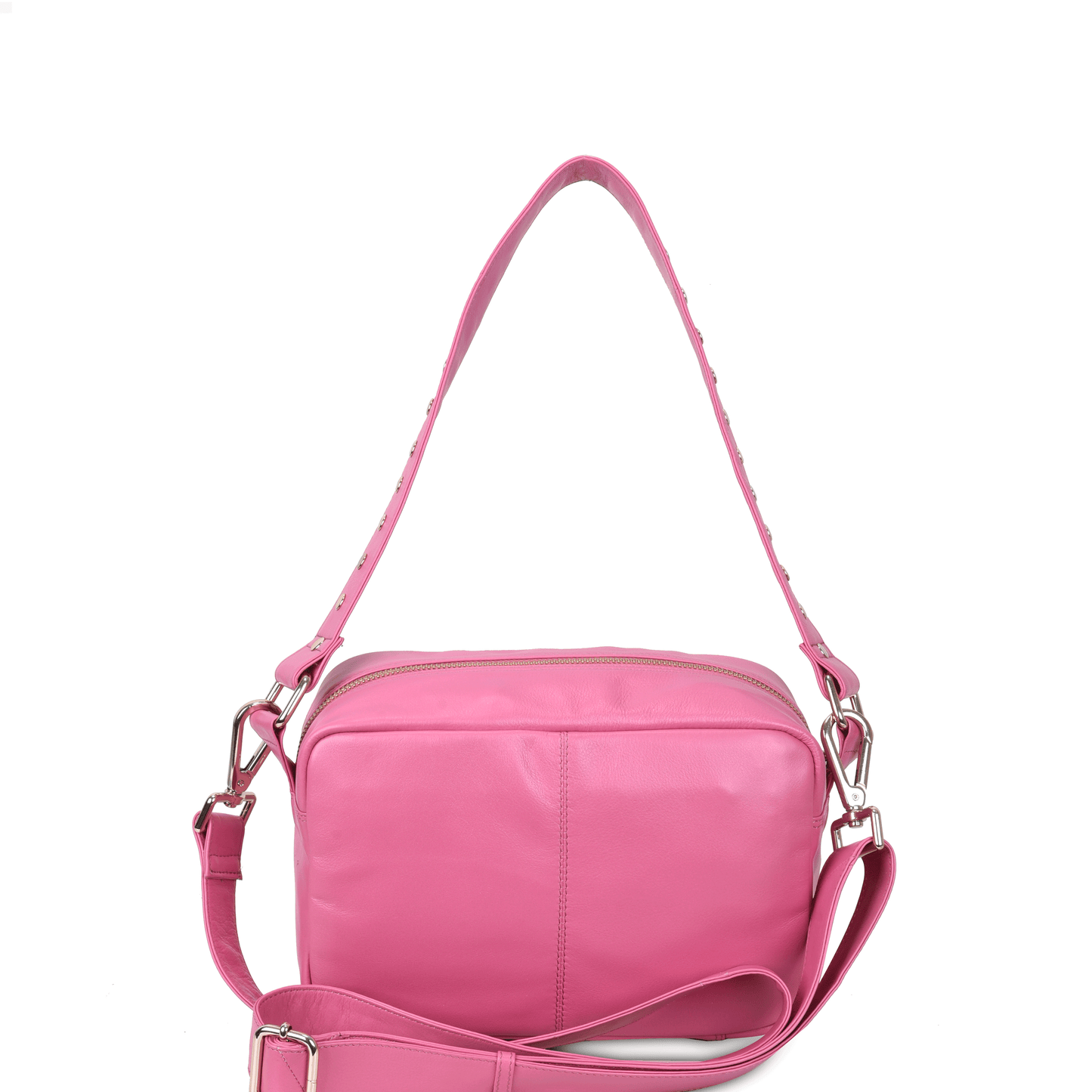 Núnoo Ellie silky Pink w. gold Ferent Crossbody Pink