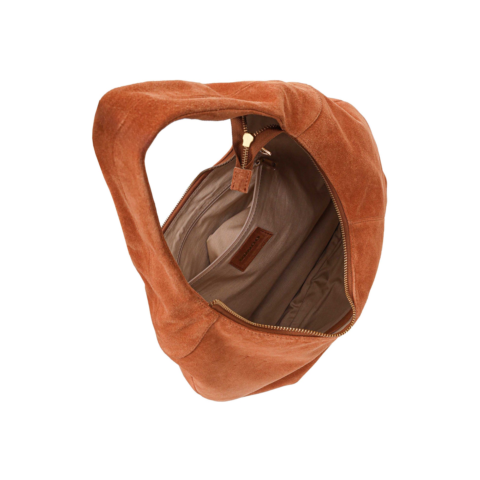 Núnoo Gabi Suede Toffee w. Gold Medium Toffee