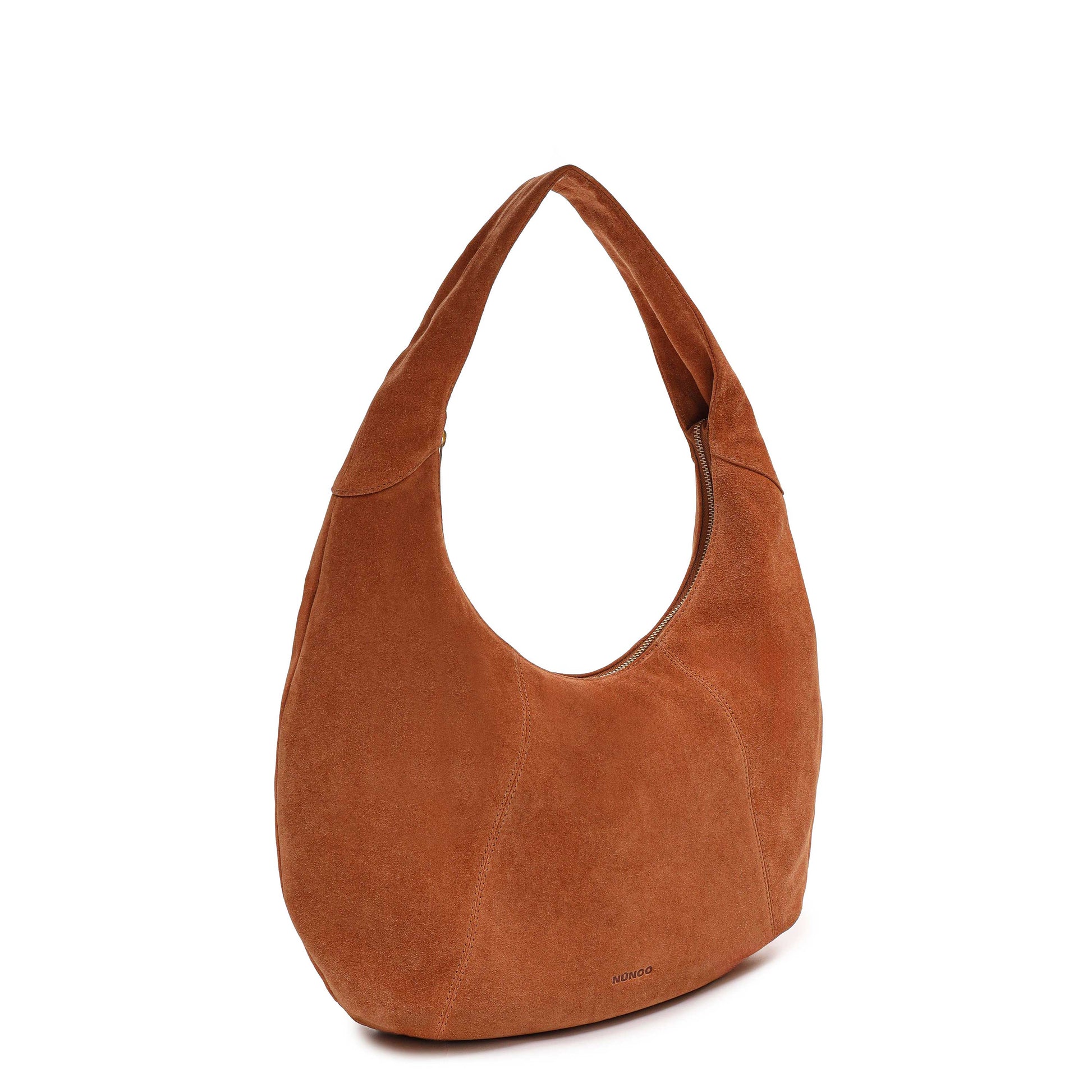 Núnoo Gabi Suede Toffee w. Gold Medium Toffee