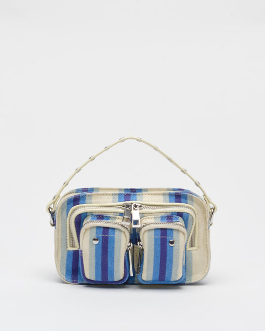 Núnoo Helena Canvas Blue Stripes Small bag Blue Stripes