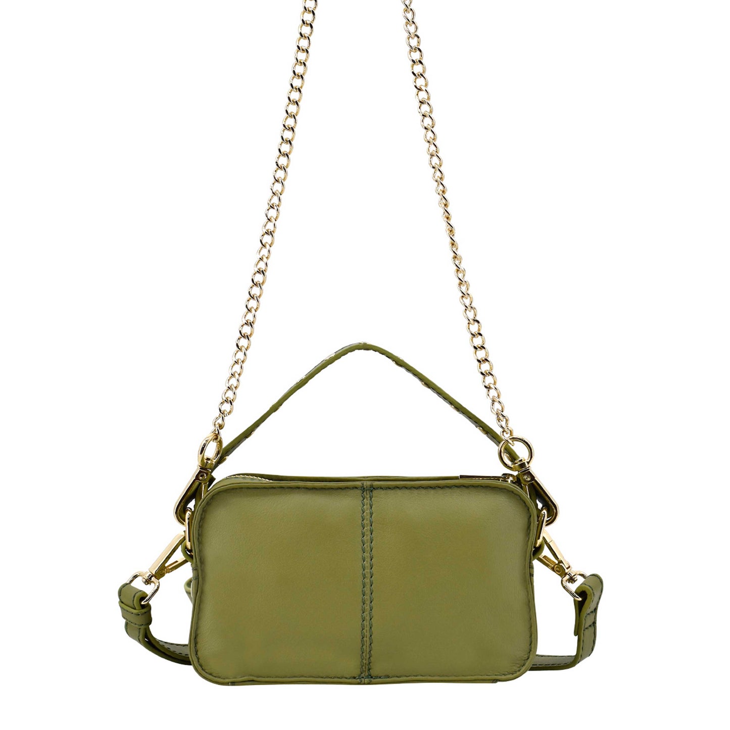 Núnoo Helena Cozy Green w. Gold Shoulder bags Green