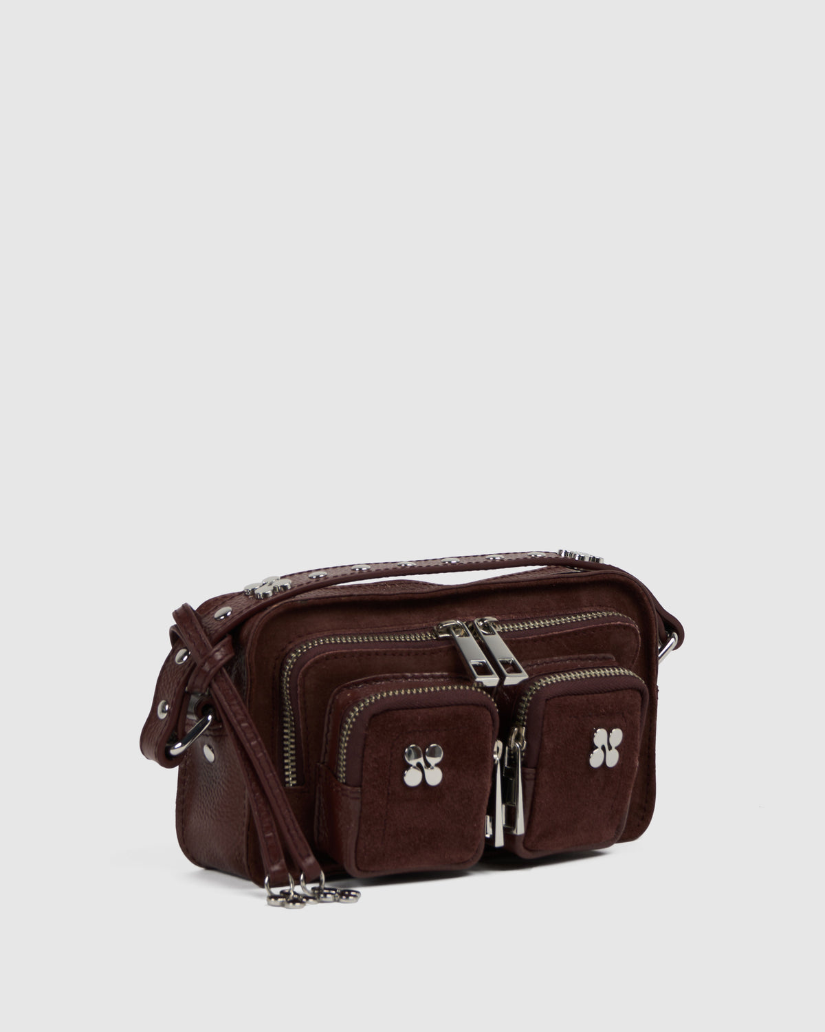 Núnoo Helena Icon Rivet Suede Rum Small bag Rum