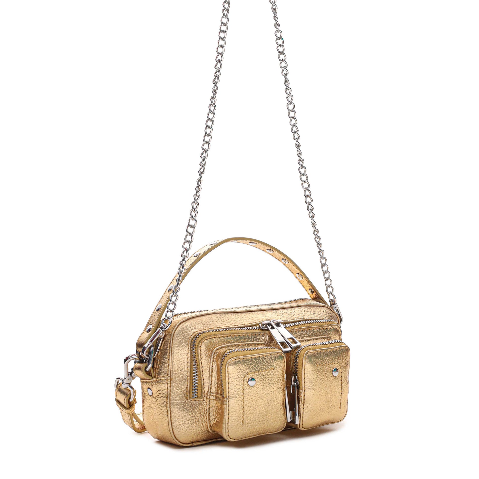 Núnoo Helena Metallic Light Gold Small bag Light Gold