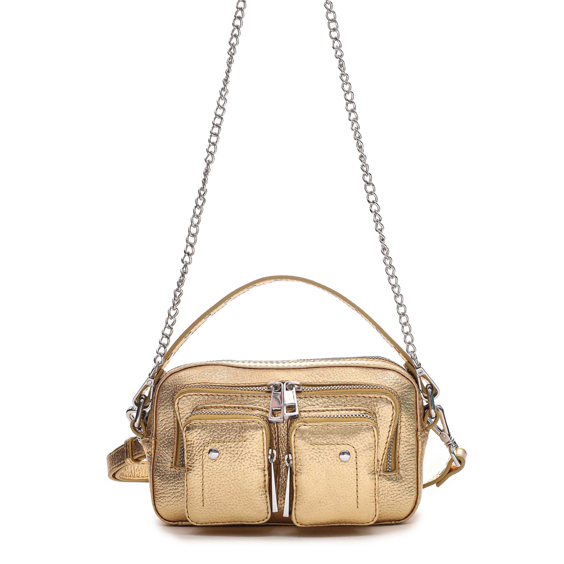 Núnoo Helena Metallic Light Gold Small bag Light Gold