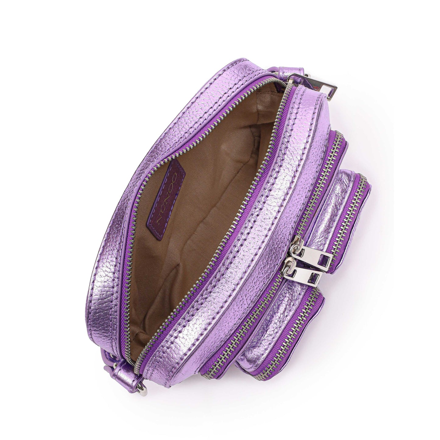 Núnoo Helena Metallic Purple Small bag Purple