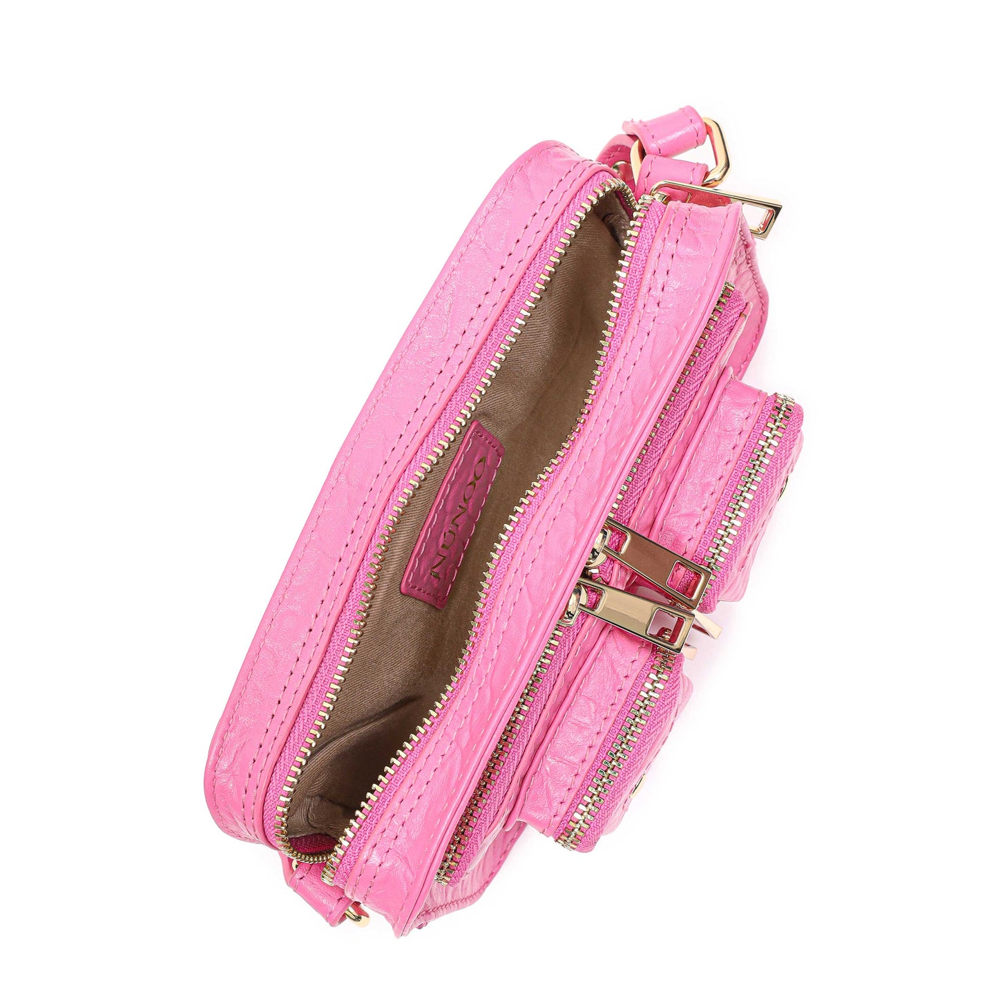 Núnoo Helena New Zealand Pink w. Gold Mini bags Pink