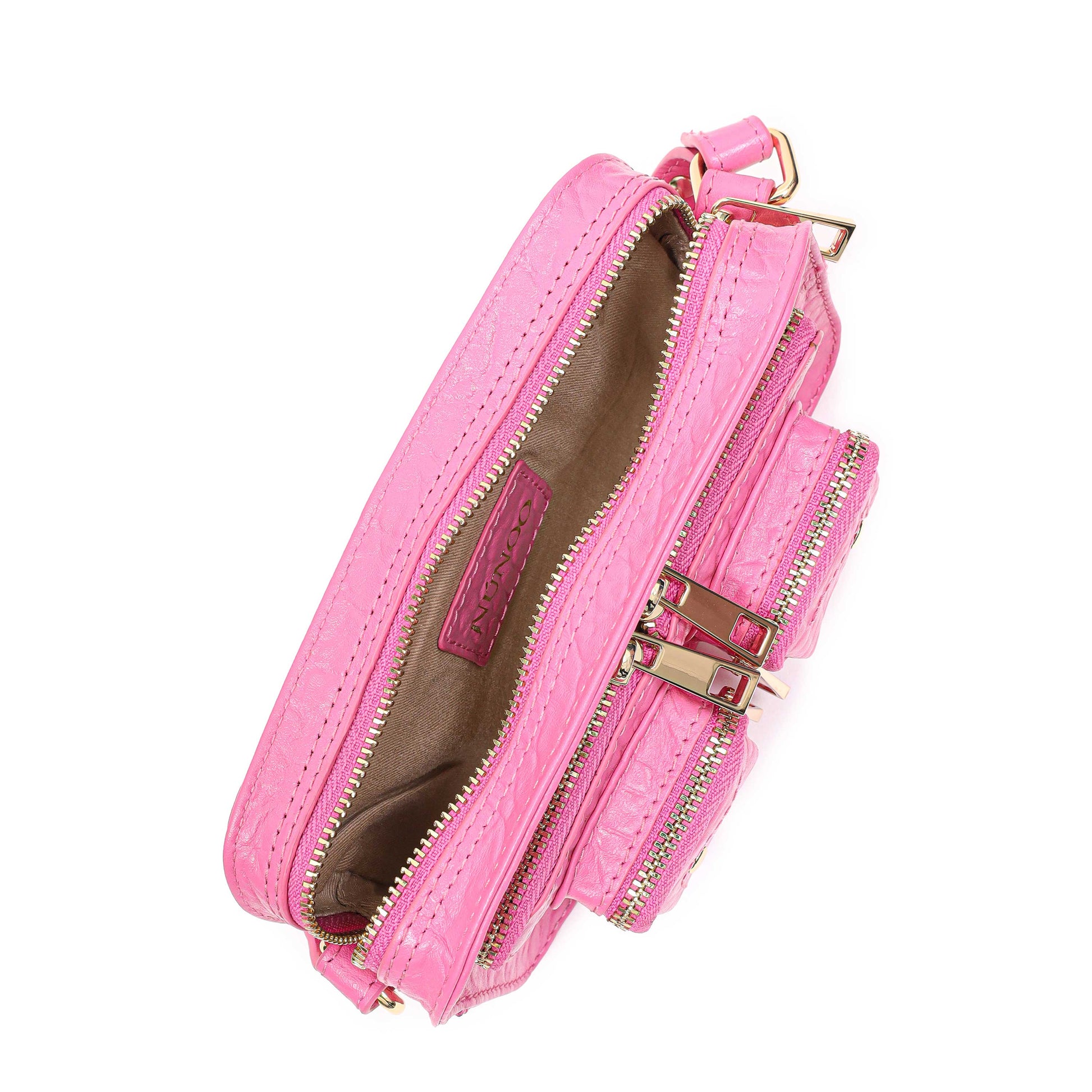 Núnoo Helena New Zealand Pink w. Gold Mini bags Pink