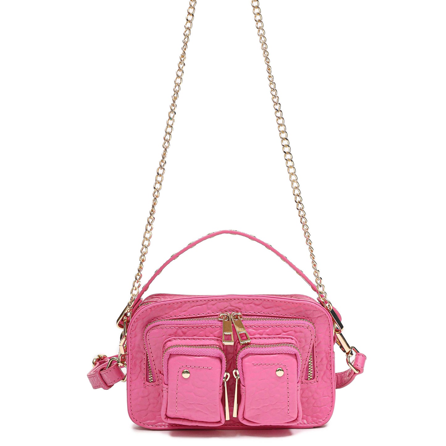 Núnoo Helena New Zealand Pink w. Gold Mini bags Pink