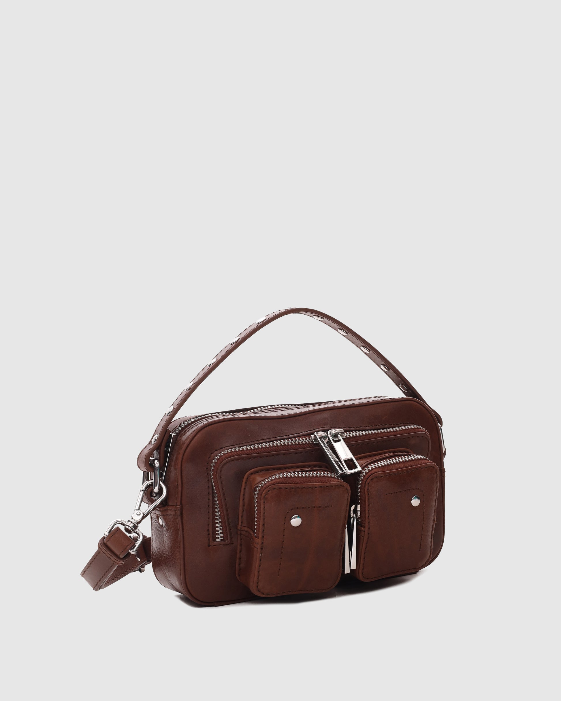 Núnoo Helena Rain Brown Small bag Brown