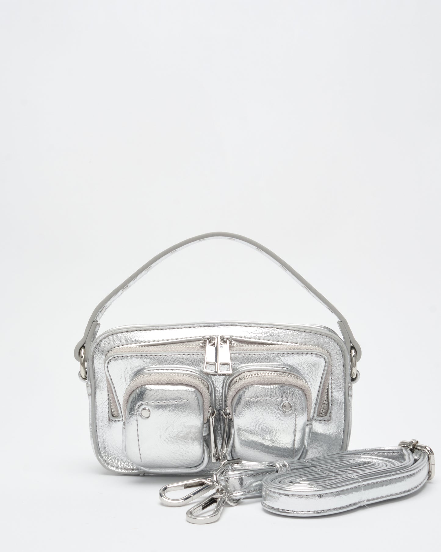 Núnoo Helena Recycled Cool Silver Small bag Silver