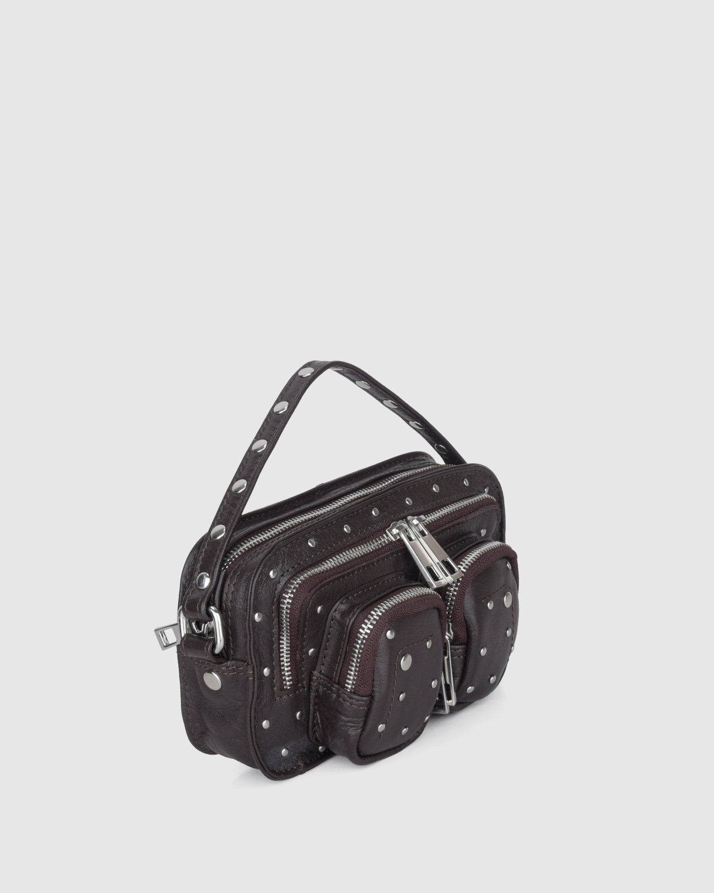 Núnoo Helena Rivet Mountain Chocolate Small bag Chocolate