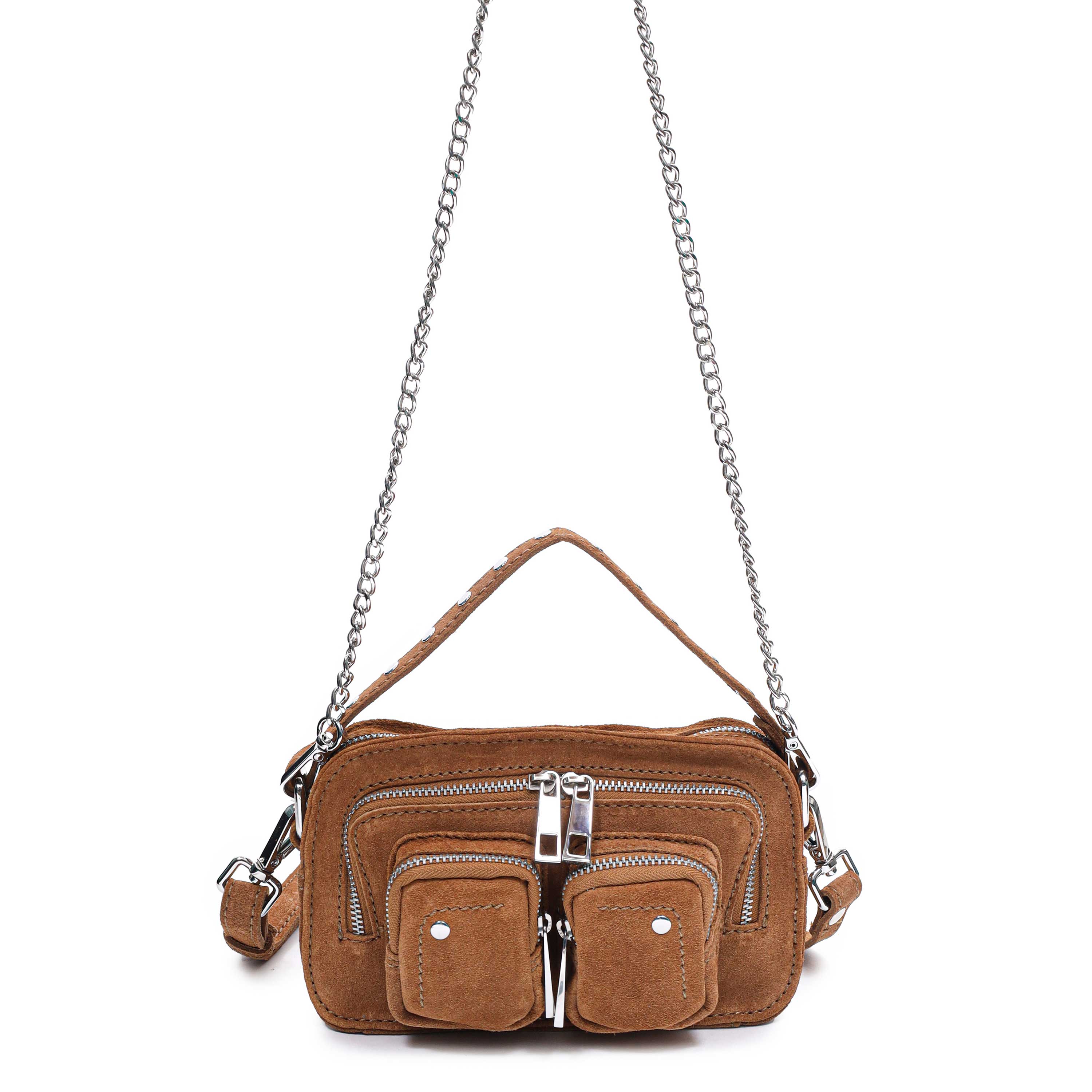 Camel 2025 suede handbag