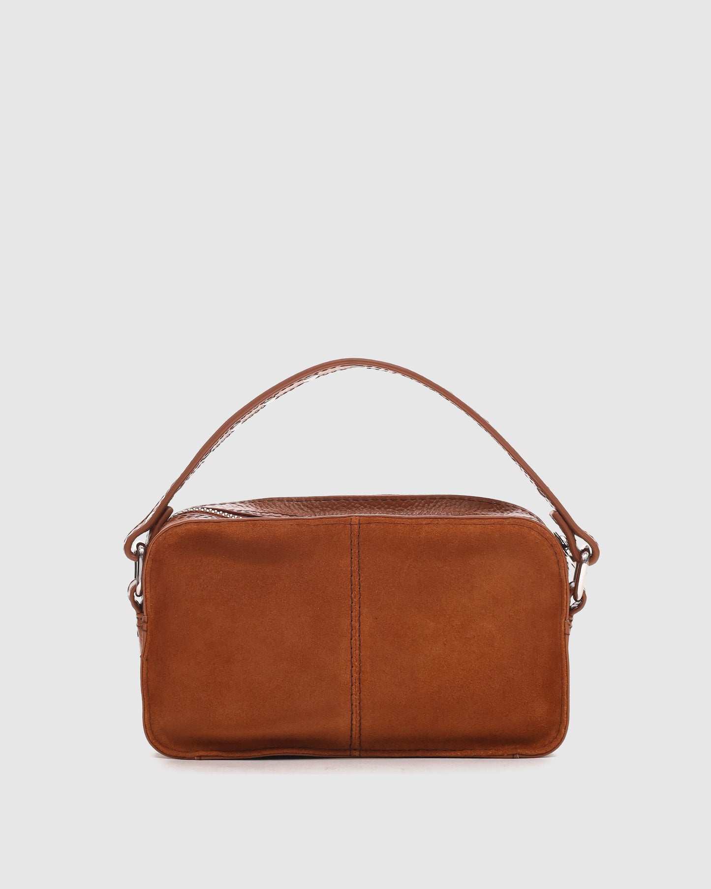 Núnoo Helena Suede Pecan Brown Small bag Pecan Brown